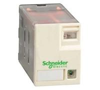 Telemecanique Sensors RXM4AB3BD Relé de Miniatura enchufable con LED, Zelio RXM, 4 C/O, 24 V DC, 6A