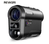 Telémetro Láser para Golf REVASRI 600M/Yard con Compensación de Pendiente, Bloqueo de Asta de Bandera, Vibración y Recargable por USB-C para Golfistas Golf Black