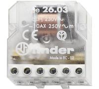 Telerruptor finder 230vac 2ctos. 1 cerrado y otro abierto 10a/250vac b