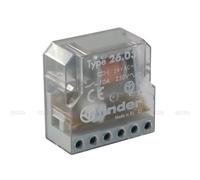Telerruptor FINDER 24Vac 10A Ctos. NC + NA Biestable