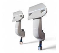 Teletoldo - Soporte Frontal de Brazo Extensible para Toldo ● Juego Completo con Pletinas, Tornillos y Embellecedores ● Repuesto en Aluminio - Verifica Medidas