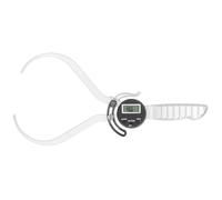 Telituny Calibrador Externo Digital Electrónico, 0-200mm/8 Pulgadas Calibre de Precisión con Pantalla LCD y Mordazas Metálicas, Conversión mm/Pulgada/Fracción, Plástico, para Metal, Plástico y Madera