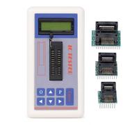 Telituny Probador IC TSH-06F, tester transistores 5V 3.3V AUTO | Probador de circuitos integrados, medidor de componentes electrónicos, identifica IC y transistores con hasta 24 pines