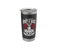 Tell Me It's Just A Dog Chihuahua Funny Puppy Dogs Lovers Vaso térmico de acero inoxidable de doble pared