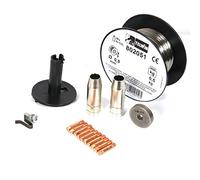Telwin 802037 Kit para soldadura mig-mag sobre acero inoxidable, 230 V, Latón, diámetro 0,8 mm