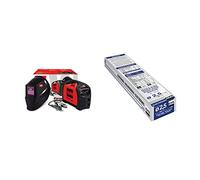 Telwin 815863 Force 165 Soldadora inverter a electrodo MMA con casque de soldadura automático y accesorios para soldadura, 230 V, 4,23 kg & Gys - Electrodos para soldadura (110 x 2,5 mm)
