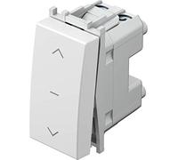 TEM Serie Modulo Pulsador Persiana 1-0-216AX 250V ON-OFF Blanco