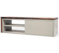 TemaHome Move funda para soporte de TV, madera, madera de nogal, gris, 110 x 35 x 25 cm)