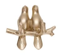 TEMPNAP Ganchos Adhesivos de Resina con Forma de Pájaros para Pared Colgadores Creativos Dorados para Baño Cocina y Hogar Perchas sin Taladro para Toallas Abrigos y Llaves