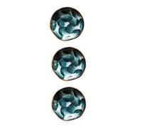 TEMPNAP Platos de Cerámica y Forma Maravillosa, Versátiles para Vinagre y Aperitivos Juego de 3 Diseño Creativo para Salsa en Cocina y Restaurante Reutilizable