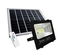 TEMPO DI SALDI 50W SMD Luz Blanca Led Faro Con Panel Solar, Sensor Y Control Remoto
