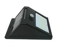 tempo di saldi Faro de 20 LED con panel solar y sensor de movimiento, foco crepuscular