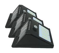 tempo di saldi Faro de 20 LED con panel solar y sensor de movimiento, foco crepuscular (Paquete de 3)