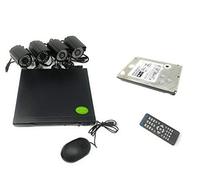 TEMPO DI SALDI Kit de videovigilancia DVR de 4 Canales + 4 cámaras infrarrojas + Disco Duro 500 GB