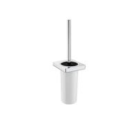 Roca Tempo - Escobilla de WC de pared con soporte, cromo A817036001