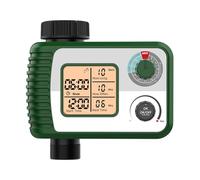 Temporizador de aspersor Digital con sensores de Lluvia, Us | Controlador programable digital para sistemas de aspersores Jardín Césped Grifo Computadora Riego aire