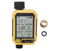 Temporizador de aspersor para manguera de jardín, controlador de riego automático con sensor de lluvia, 1 salida G3/4, material de latón y ABS, entrada G3/4 o G1/2 para riego de