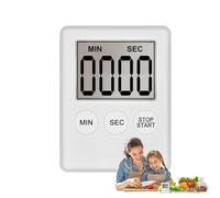 Temporizador de cocina digital, temporizador de ducha | alarma de sonido, cronómetro digital con pantalla grande para casa, oficina, aula y cocina