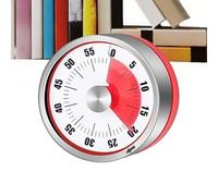 Temporizador De Cocina - Temporizador Visual Mecánico De Cuenta Regresiva | 0-60 Minutos No Se Requieren Baterías | Alarma Fuerte De 72 DB | Para Ejercicios De Cocina, Gestión Del Tiempo De Estudio, R