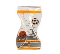 Temporizador De Movimiento Líquido - Doble Corazón Temporizador De Burbuja Líquida Goteo De Aceite Reloj De Arena Reloj Para Niños Juguete Para El Hogar Oficina Escritorio