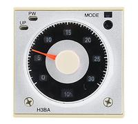 Temporizador de relé de tiempo H3BA-N8H, temporizador multifuncional de alta precisión de 8 pines 1.2s a 300h 220VAC/24VDC/AC(24VDC/AC)