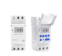 Temporizador de relé digital programable semanal electrónico de 7 días con control de CA 220 V, 230 V, 12 V, 24 V, 48 V, 16 A, montaje en riel DIN THC15A, 1 unidad(24V DC AC)
