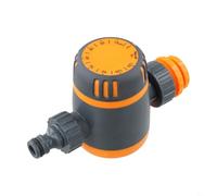 Temporizador de riego manual para manguera de jardín, controlador de riego de perilla de 0 a 120 minutos, válvula de aspersor sin batería, para adaptador de grifo al aire libre para césped