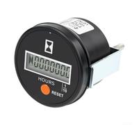Temporizador electrónico del LCD SH-748R de 6 dígitos con la sola exhibición decimal, metro exacto del seguimiento del tiempo diseñado para el gabinete eléctrico y los sistemas industriales de la