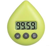 Temporizador electrónico magnético creativo, temporizador de estudio en forma de gota de agua, cuenta regresiva de 99 minutos, temporizador de cocina de cocina, recordatorio de reloj de escritorio