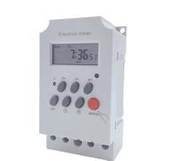 Temporizador electrónico programable Digital con carril Din, interruptor KG316T-II, microordenador LCD 25A(110V)