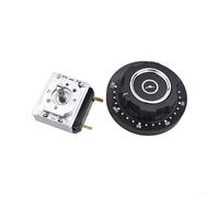 Temporizador mecánico de metal para gabinete de vapor comercial, interruptor de campana programable de 120 minutos para carrito de arroz eléctrico y olla a presión, perilla de fácil operación (30