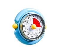 Temporizador para - No necesita baterías, cuenta regresiva mecánica silenciosa - Cuenta regresiva visual para - para guardería, cocina, baño, dormitorio, aprendices