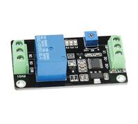 Temporizador Relé 12V 24V Ajustable con Retardo de Encendido y Apagado, Módulo de Conmutación DC 12V para Control Automático, Autobloqueo y Disparador