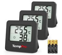 TempPro TP157 Termómetro Higrómetro Digital Casa, 3 Piezas