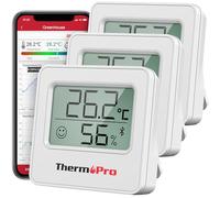 TempPro TP357 Bluetooth Termómetro Higrómetro con Monitor Remoto, 3 Piezas
