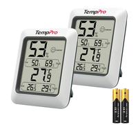 TempPro TP50 Termómetro Higrometro Digital para Interior, 2 Piezas