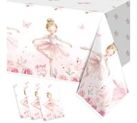 TEMU 1/3 piezas de decoraciones de con temática de ballet, decoraciones de mantel para una de de ballet, artículos para fiestas para una de de ballet, adecuado para una de de ballet de princesa