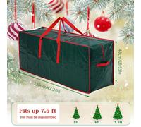 TEMU 1 Bolsa de Almacenamiento para Árbol de Navidad, Bolsa de PVC de Gran Capacidad, Bolsa para Almacenamiento de Árbol de Navidad para Exterior/Hogar, Bolsa para Guardar Árboles