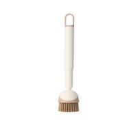 TEMU 1 cepillo de cocina con mango, diseñado para fregar en la cocina, ideal para limpiar fregaderos, ollas y sartenes con sus cerdas
