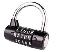 TEMU 1 cerradura de combinación de aleación de de 5 , adecuada para gimnasios escolares/vallas/cajas de herramientas, candado de seguridad