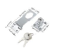 TEMU 1 cerradura grande de marca para puerta de gabinete con cerradura para cajones, ideal para gabinetes, archivadores, cajas de hierro, documentación y cajas de .