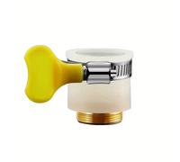 TEMU 1 conector versátil para tuberías de agua, ideal para grifos de cocina y baño, con tamaño ajustable, adaptador de grifo universal, llave y dos capas de silicona
