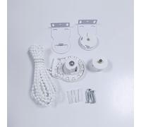 TEMU 1 controlador de persiana enrollable, cabezal universal de 28 mm, accesorios para cortinas, tapón de tornillo de alambre de cuentas, controlador de transmisión manual y abajo con cremallera