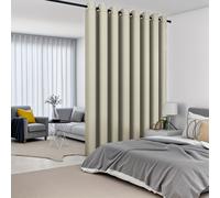 TEMU 1 cortina de partición 100% opaca, cortina de privacidad anti-oscurecimiento, cortinas de partición para y dormitorio, para gazebo exterior, parasol para exteriores