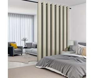 TEMU 1 cortina de partición 100% opaca, cortina de privacidad anti-oscurecimiento, cortinas de partición para y dormitorio, para gazebo exterior, parasol para exteriores