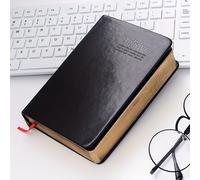 TEMU 1 cuaderno de 240 hojas de cuero sintético (PU) con , estilo vintage, páginas en , cuaderno de notas, diario para estudio y uso en