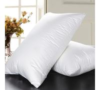 TEMU 1 de almohada de hoteles de plumas y plumón NATURAL, de algodón, estándar -TEX I, uso doméstico
