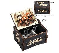 TEMU 1 de de madera con manivela de Warner Bros. para Harry Potter, con un diseño vintage, para Harry Potter. Ideal para , Navidad, San Valentín o , y también decoración para el hogar.