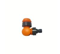 TEMU 1 de distribuidor de conector rápido de plástico, junta de grifo anti-dobladura, puede girar , distribuidor de grifo, conector de agua de riego ajustable, adecuado para jardines
