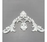 TEMU 1 de moldura de pared con francés de línea de PU, decoración de esquina, de flores, línea de europea de yeso, materiales de construcción para la decoración del hogar, material de techo